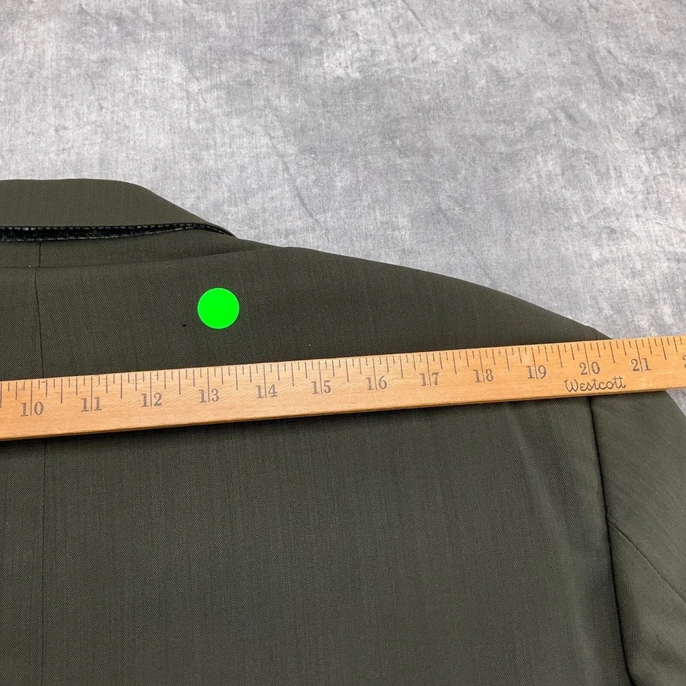 Joseph Feiss Blazer Men 44L Brown 3 Button Classic Neutral Office Jacket Flaws